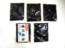 (冷蔵)黒豆煮汁 [5個入] ミニサイズ 国産黒豆使用